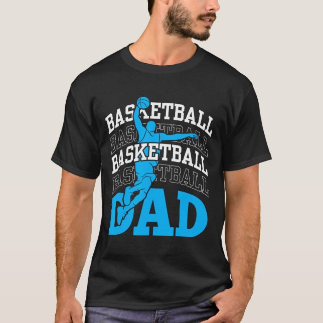 Camiseta Entrenador del equipo de fútbol de baloncesto papá (Anverso)
