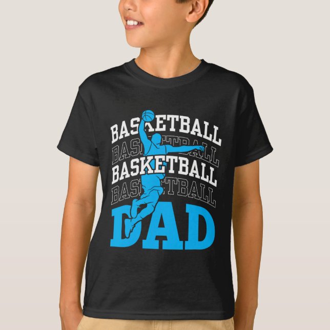 Camiseta Entrenador del equipo de fútbol de baloncesto papá (Anverso)