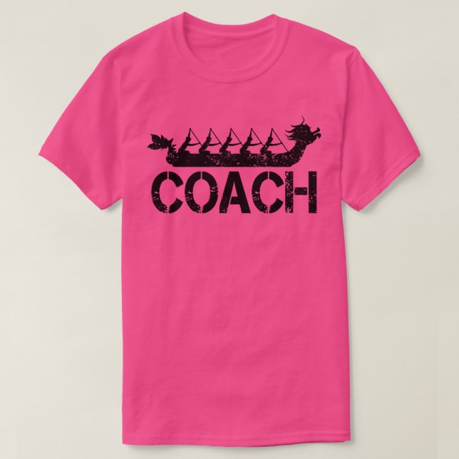 Camiseta Entrenador del equipo Dragon Boat Carreras (Diseño del anverso)