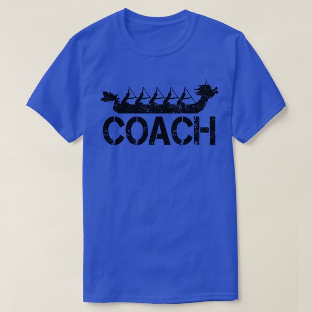 Camiseta Entrenador del equipo Dragon Boat Carreras (Diseño del anverso)
