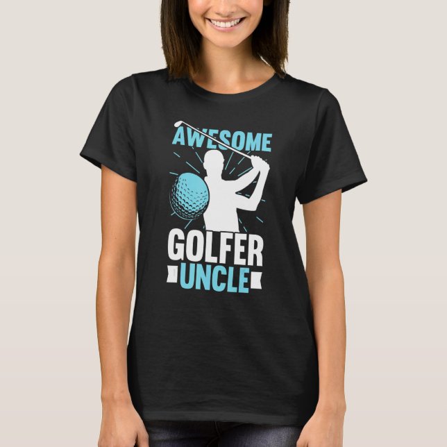 Camiseta Entrenador del golf Golf Golf Coach Golfer Uncle (Anverso)