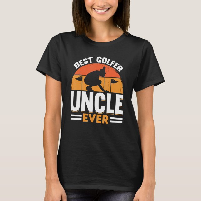 Camiseta Entrenador del golf Golf Golf Coach Golfer Uncle (Anverso)