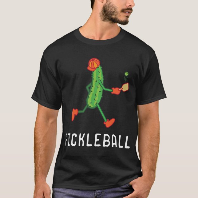 Camiseta Entrenador del Pickleball Coach Vegan Pickle Fruit (Anverso)