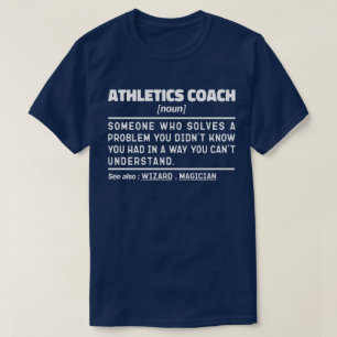 Camiseta Entrenador deportivo de definición moderna de entr