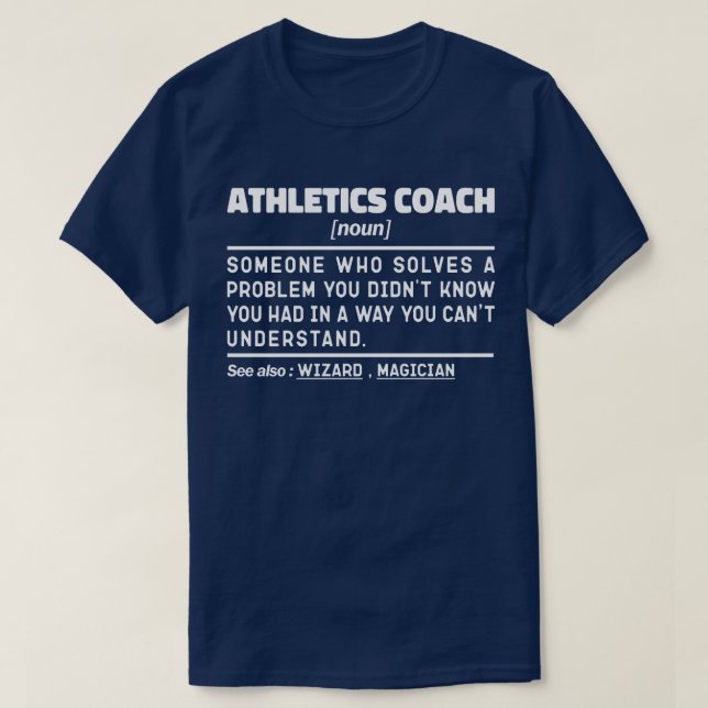 Camiseta Entrenador deportivo de definición moderna de entr (Diseño del anverso)