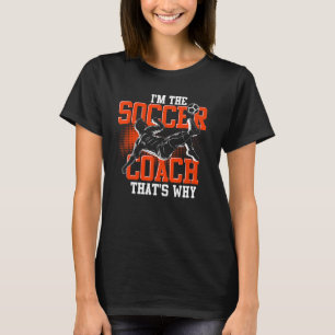 Camiseta Entrenador deportivo de entrenador de fútbol entre
