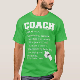 Camiseta Entrenador divertido de definición de entrenador