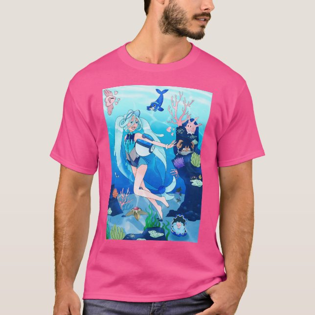 Camiseta Entrenador Hatsune Miku Water Type (Anverso)