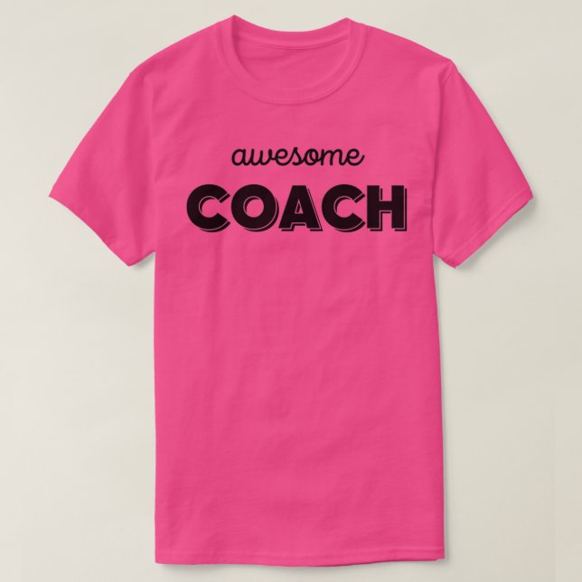 Camiseta Entrenador increíble (Diseño del anverso)