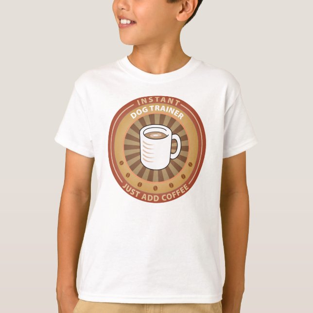 Camiseta Entrenador instantáneo de perros (Anverso)