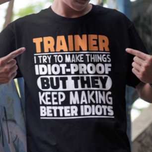 Camiseta Entrenador Intento Hacer Las Cosas Divertidas Grac