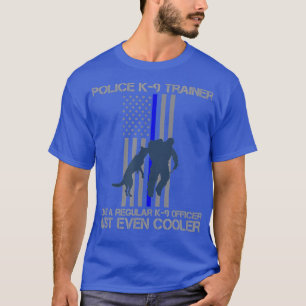 Camiseta Entrenador K9 de la Policía de Bandera Americana