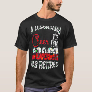 Camiseta Entrenador legendario de porristas se ha retirado