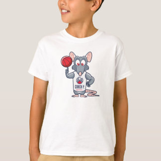 Camiseta Entrenador P Basketball Gym Rat T-Shirt - Blanco