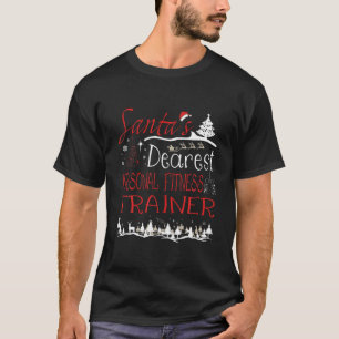 Camiseta Entrenador personal de fitness Xmas Job Funny Navi