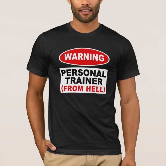 Camiseta Entrenador personal del infierno (Anverso)