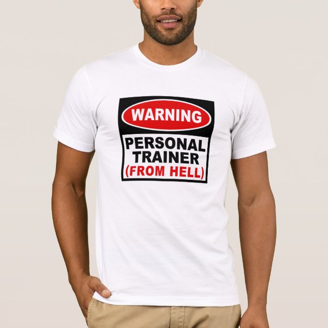 Camiseta Entrenador personal del infierno (Anverso)