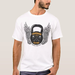Camiseta Entrenador personalizado de GYM Fitness Kettlebell