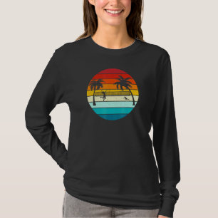 Camiseta Entrenador Retro Sunset Player Vintage Beach