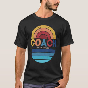 Camiseta Entrenador Retro Vintage Estilo Sunset Hombres Ins