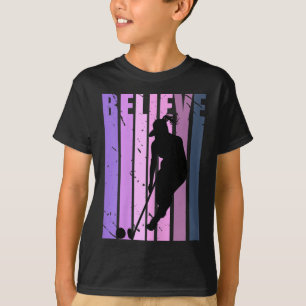 Camiseta Entrenadora Genial Retro Jugadora de Hockey sobre