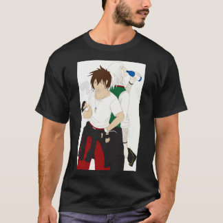 Camiseta Entrenadores de Pokémon - Micheal y Fredrick