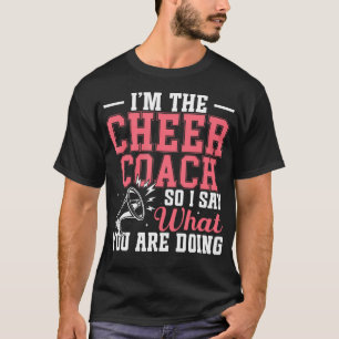 Camiseta Entrenadores de Porristas Coaching Poms Soy El Ent