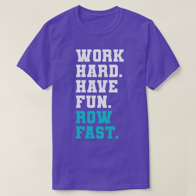 Camiseta Entrenadores de Remo Starboard Port Timonel Trabaj (Diseño del anverso)