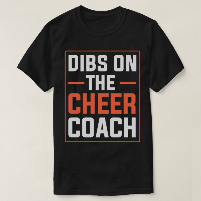 Camiseta Entrenadores en el equipo de animadores de Cheer S (Diseño del anverso)