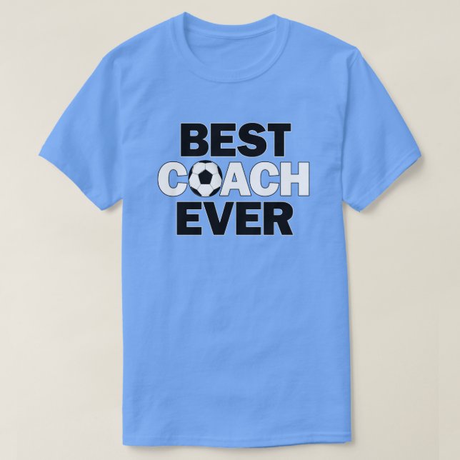 Camiseta Entrenadores masculinos de fútbol mejor entrenador (Diseño del anverso)