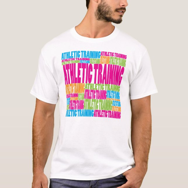 Camiseta Entrenamiento atlético colorido (Anverso)