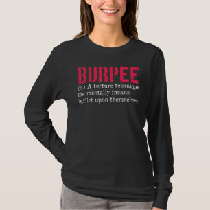 Camiseta Entrenamiento Burpees Definición de Burpee Entrena