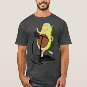 Camiseta entrenamiento de aguacate divertido