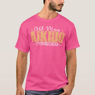 Camiseta Entrenamiento de Aikido Badass para el Viejo Hombr