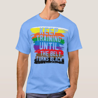 Camiseta Entrenamiento de arte marcial del cinturón negro