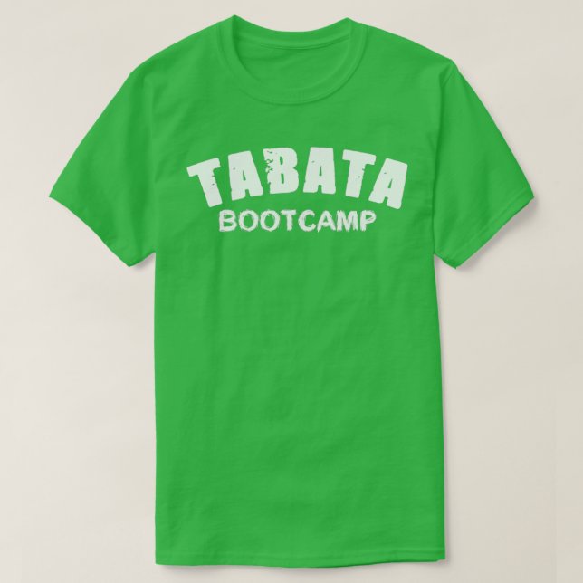 Camiseta Entrenamiento de Bootcamp Fitness de Tabata 4 min  (Diseño del anverso)
