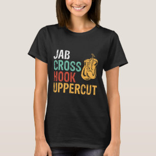 Camiseta Entrenamiento de Boxeador de Jab Cross Hook Upperc