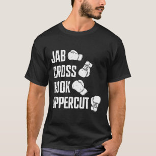 Camiseta Entrenamiento de Boxeo de Jab Cruz Gancho Uppercut