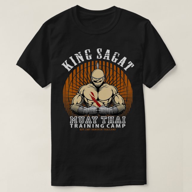 Camiseta Entrenamiento de boxeo en Muay Thai Campo de Entre (Diseño del anverso)