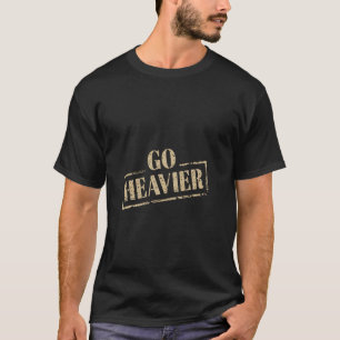 Camiseta Entrenamiento de Fuerza Más Intenso Motivación ---