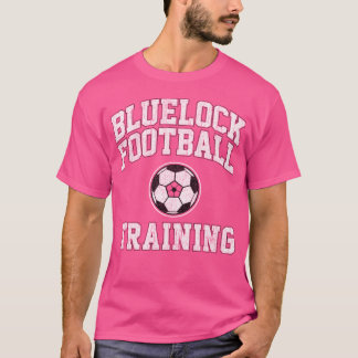Camiseta Entrenamiento de fútbol de bloqueo azul