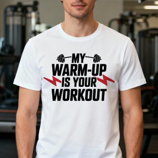 Camiseta Entrenamiento de levantamiento de pesas en el gimn