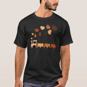 Camiseta Entrenamiento de melanina Corazones Historia negra