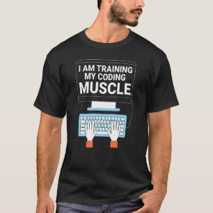 Camiseta Entrenamiento de Músculos de Codificación