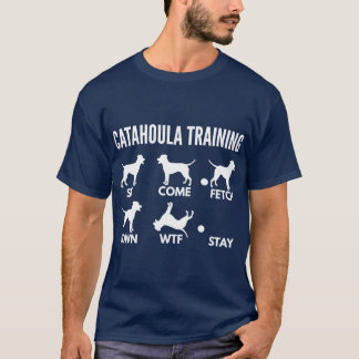 Camiseta Entrenamiento de perro leopardo Catahoula trucos d