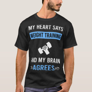 Camiseta Entrenamiento de Peso con el Corazón
