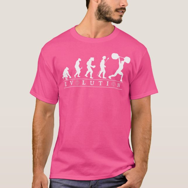 Camiseta Entrenamiento de peso de elevación de potencia Gra (Anverso)