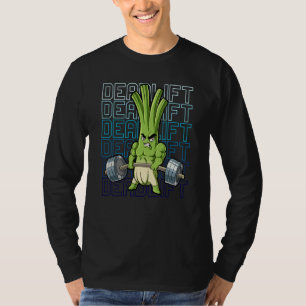 Camiseta Entrenamiento de Peso de Gimnasio de Cebolleta Pes