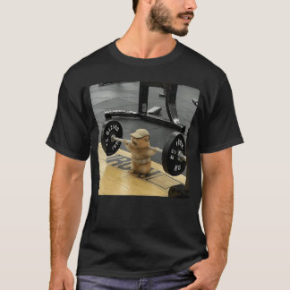 Camiseta Entrenamiento de peso muerto de hámster Divertido