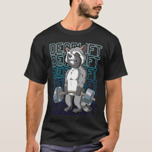 Camiseta Entrenamiento de peso muerto en el gimnasio de map